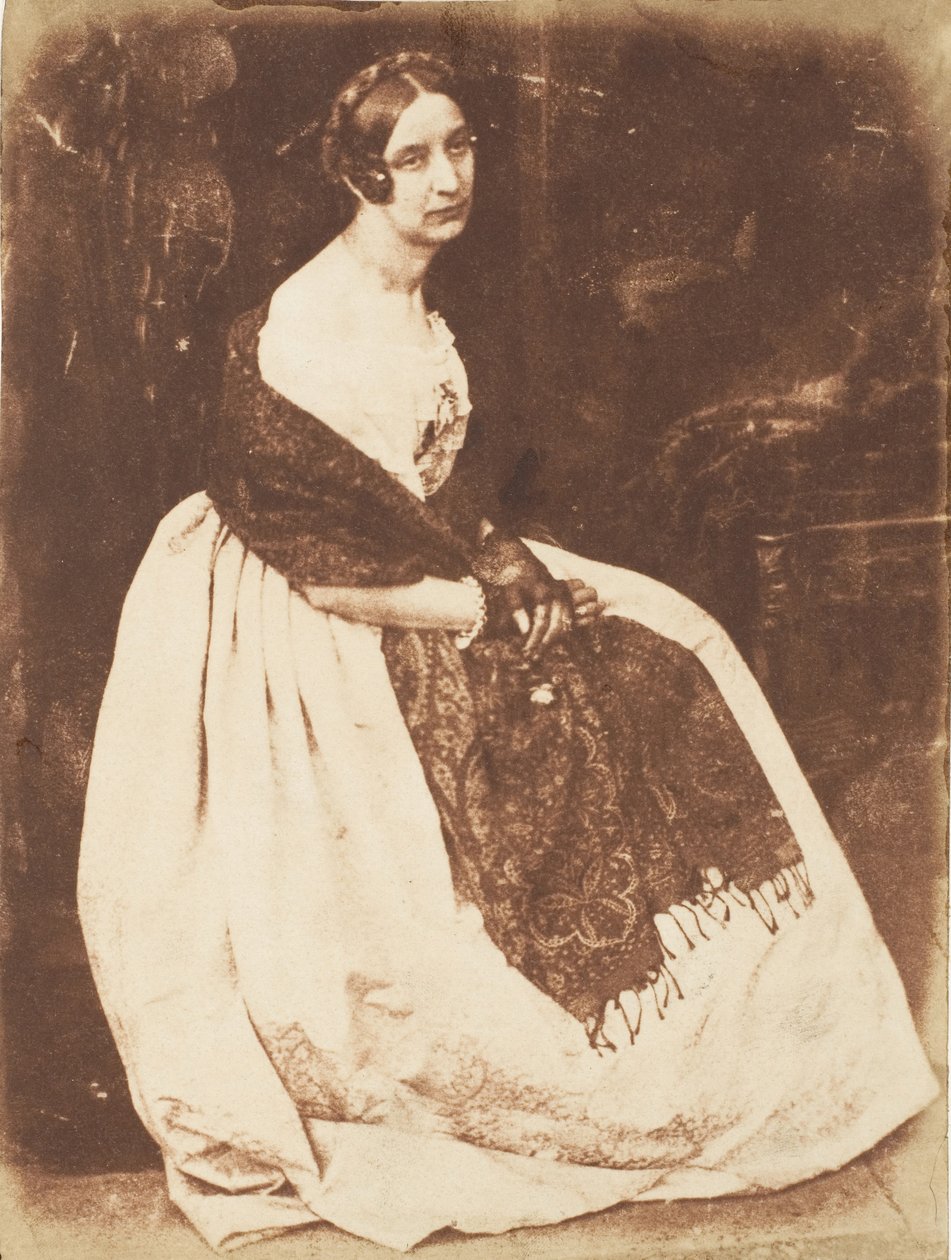 Lady Elizabeth Eastlake, 1843-47. Tekijät: David Octavius Hill, Robert Adamson, Hill & Adamson. tekijältä Hill and Adamson