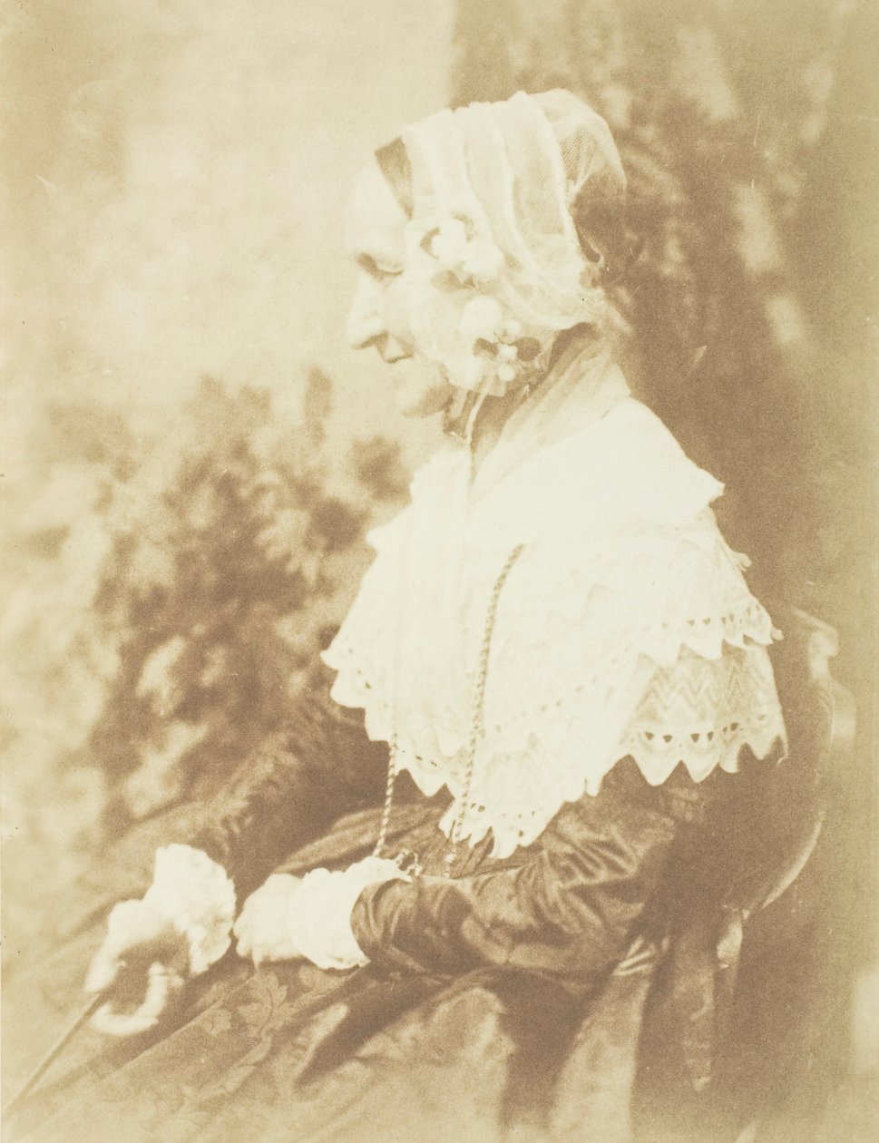 Retrat de la senyora Rigby, 1844. Creadors: David Octavius Hill, Robert Adamson, Hill & Adamson.finnish tekijältä Hill and Adamson