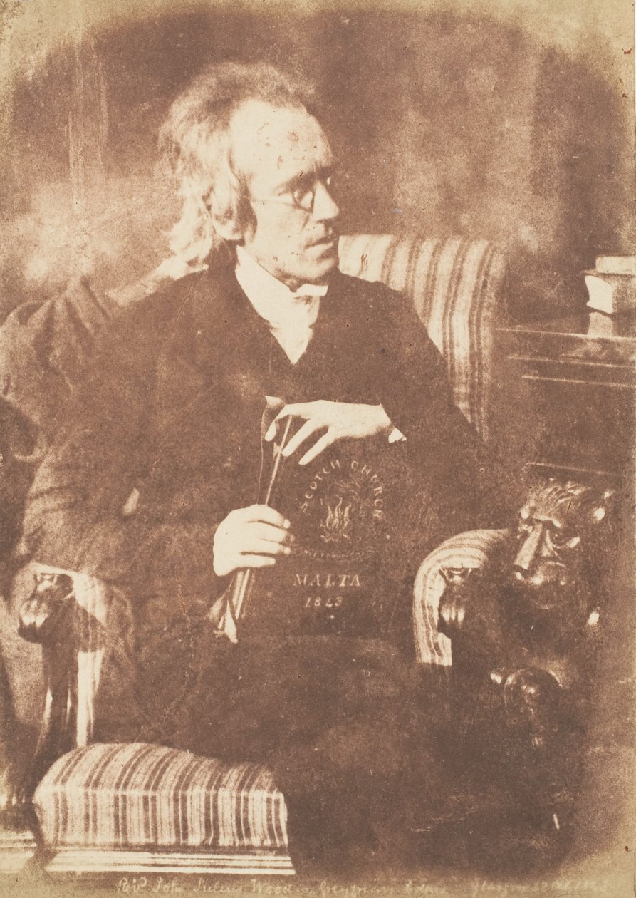 Pastori John Julius Wood, 1843-47. Tekijät: David Octavius Hill, Robert Adamson, Hill & Adamson. tekijältä Hill and Adamson