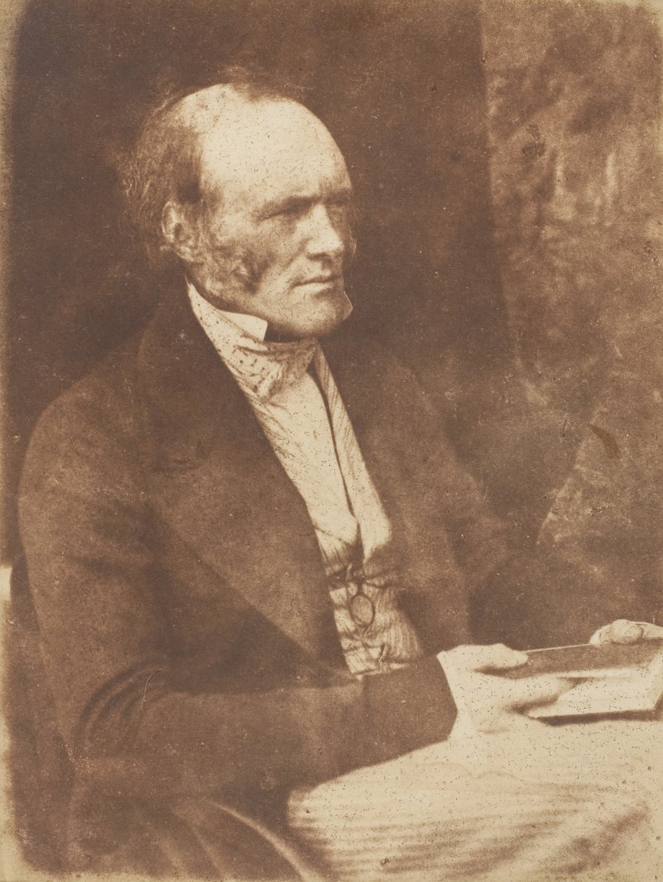 Sir Charles Lyell - geologi, 1843-47. Tekijät: David Octavius Hill, Robert Adamson, Hill & Adamson. tekijältä Hill and Adamson