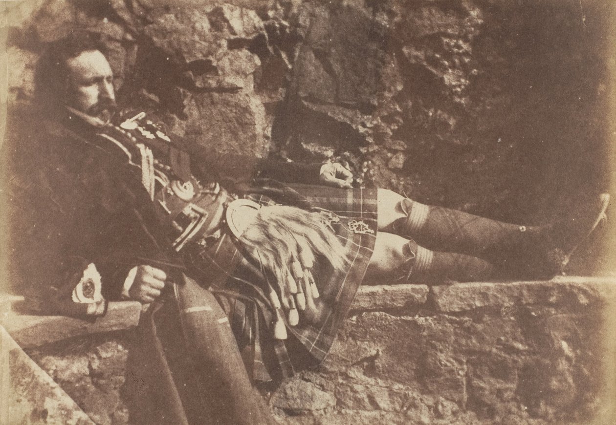 Sobieski Stuart, 1843-47. Tekijät: David Octavius Hill, Robert Adamson, Hill & Adamson. tekijältä Hill and Adamson