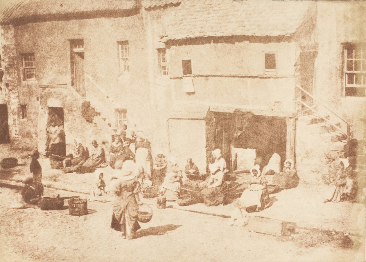 St. Andrews. North Street, Fishergate, 1843-47. Tekijät: David Octavius Hill, Robert Adamson, Hill & Adamson. tekijältä Hill and Adamson