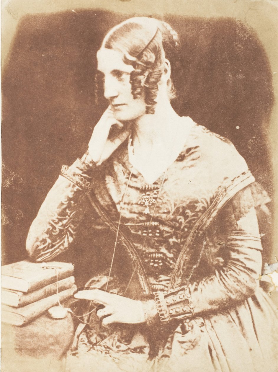 Tuntematon nainen, 1843-47. Tekijät: David Octavius Hill, Robert Adamson, Hill & Adamson. tekijältä Hill and Adamson