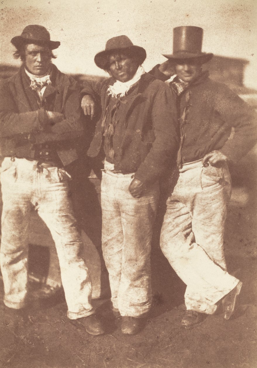 Alexander Rutherford, William Ramsay ja John Linton, 1843-1847. Tekijät: David Octavius Hill, Robert Adamson. tekijältä David Octavius Hill, Robert Adamson