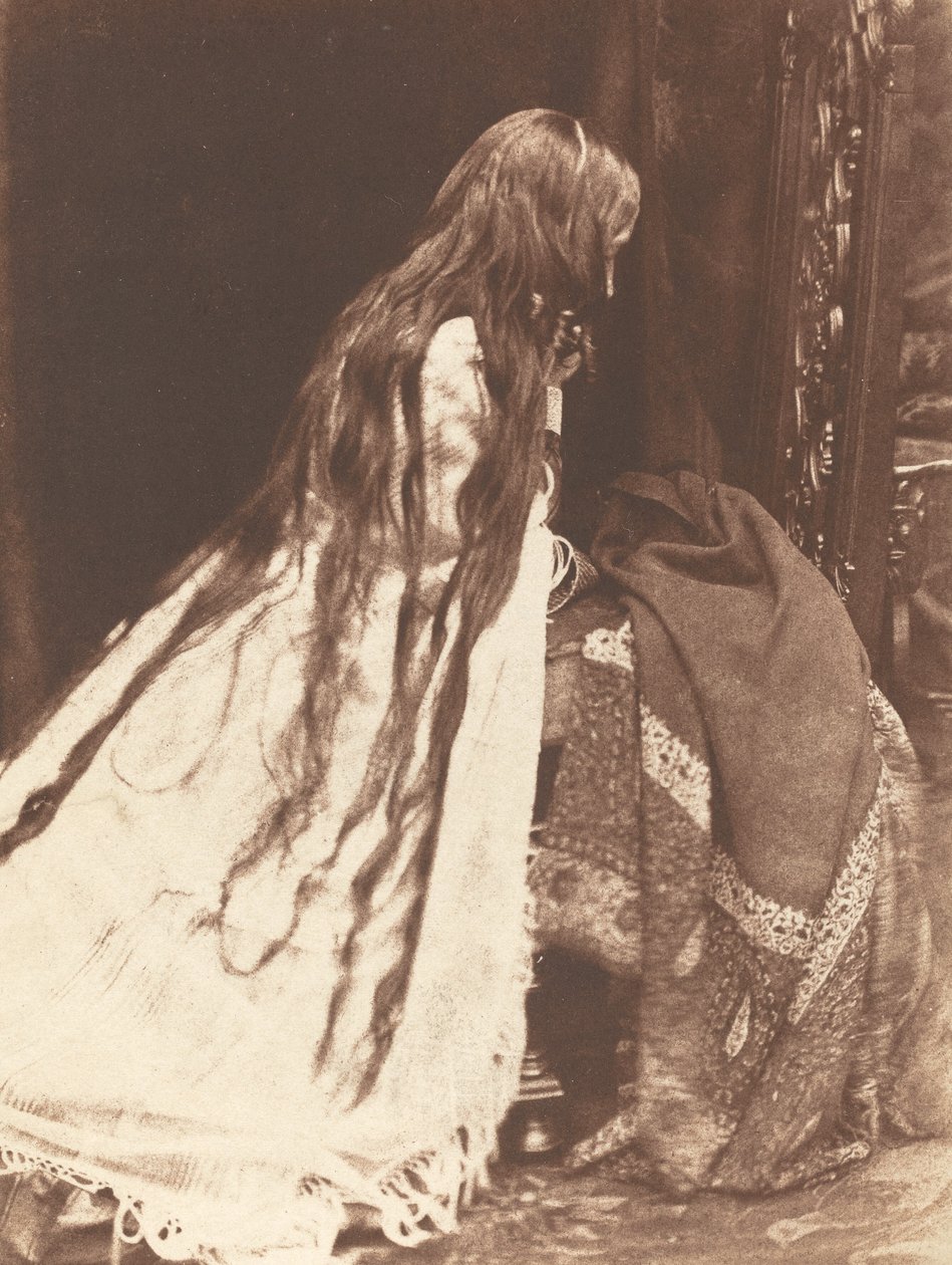 Rukous, 1843-1847. Tekijät: David Octavius Hill, Robert Adamson. tekijältä David Octavius Hill, Robert Adamson