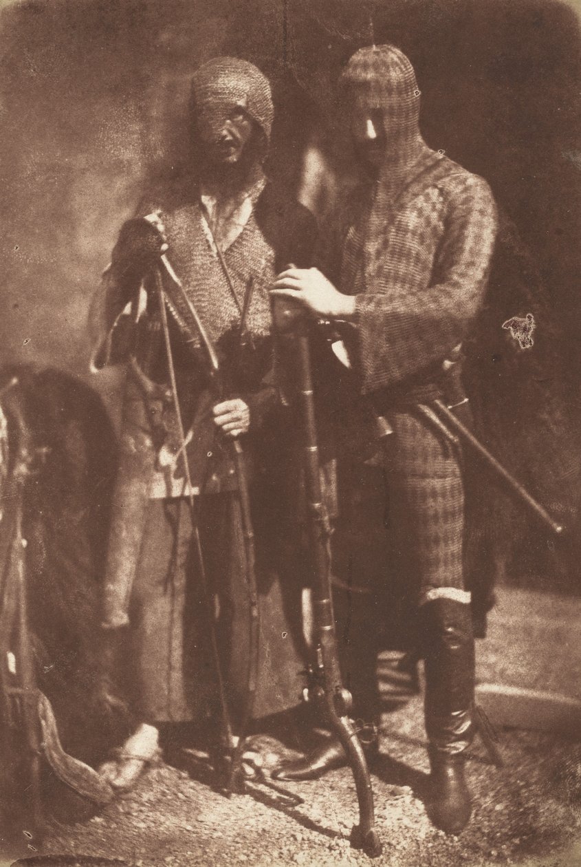 Afgaanin tai sirkan panssari,1843 (kuva) tekijältä David Octavius Hill