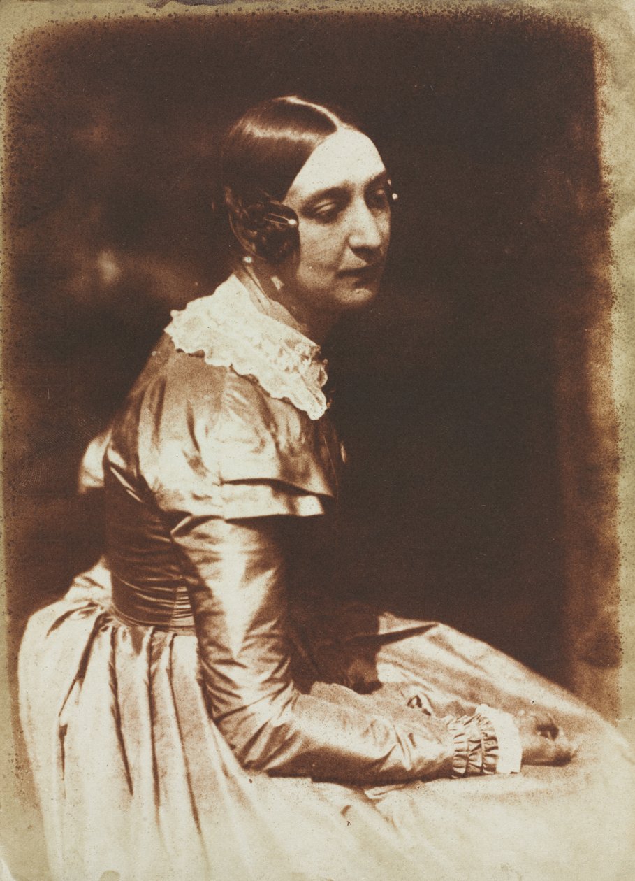 Elizabeth Rigby, myöhemmin Lady Eastlake 1809-1893, n. 1844-1845. tekijältä David Octavius Hill