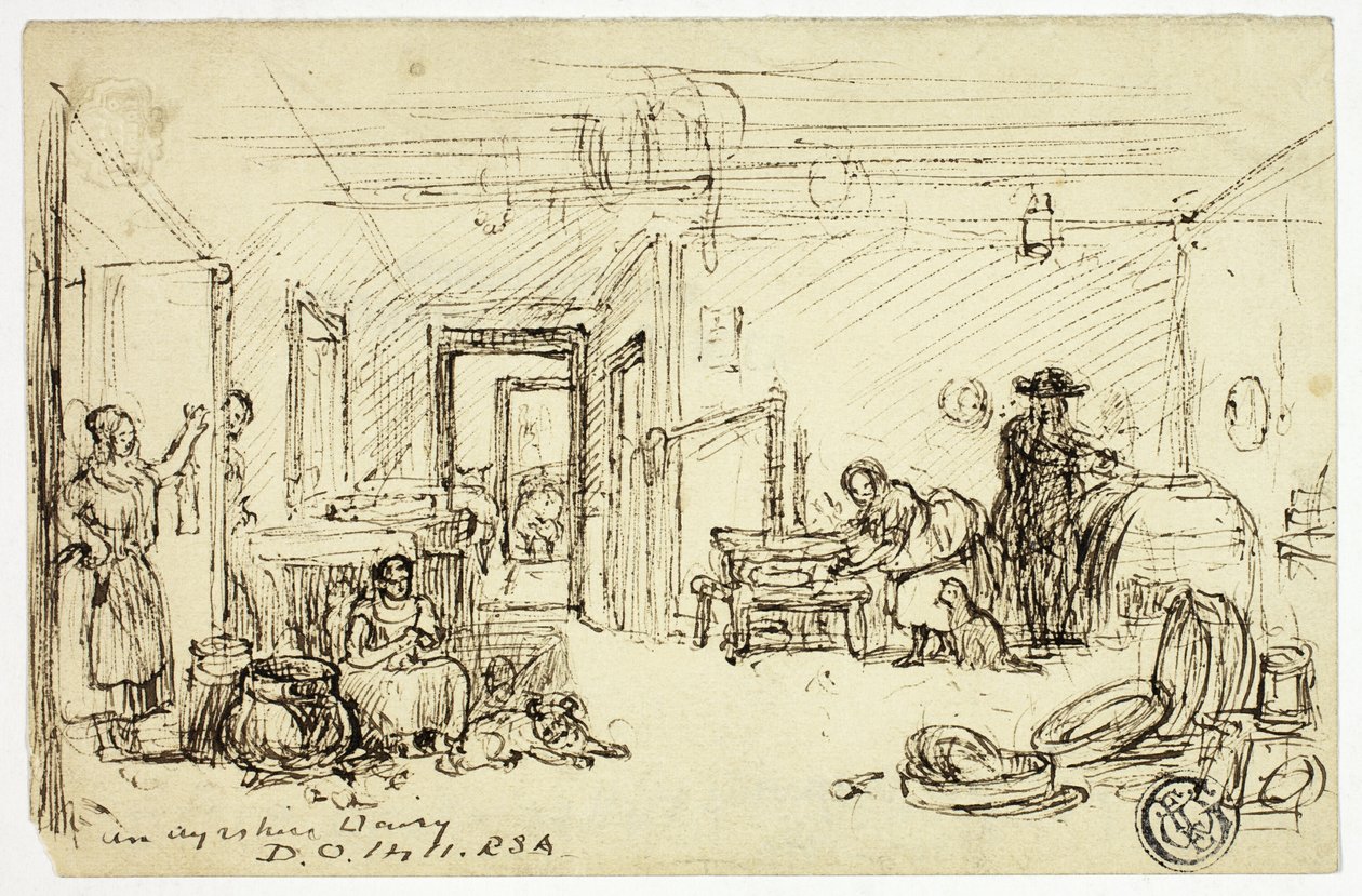 Ayrshiren meijerissä tekijältä David Octavius Hill