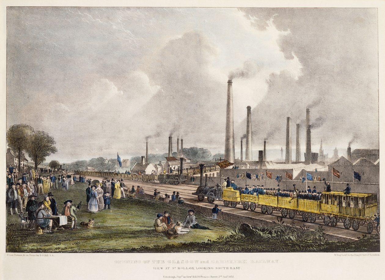 Näkymä St. Rolloxista Katse kaakkoon; Glasgow