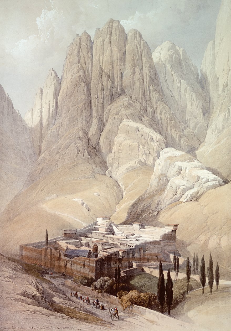 Pyhän Katariinan luostari Horeb-vuorella, 19. helmikuuta 1839, levy 118 