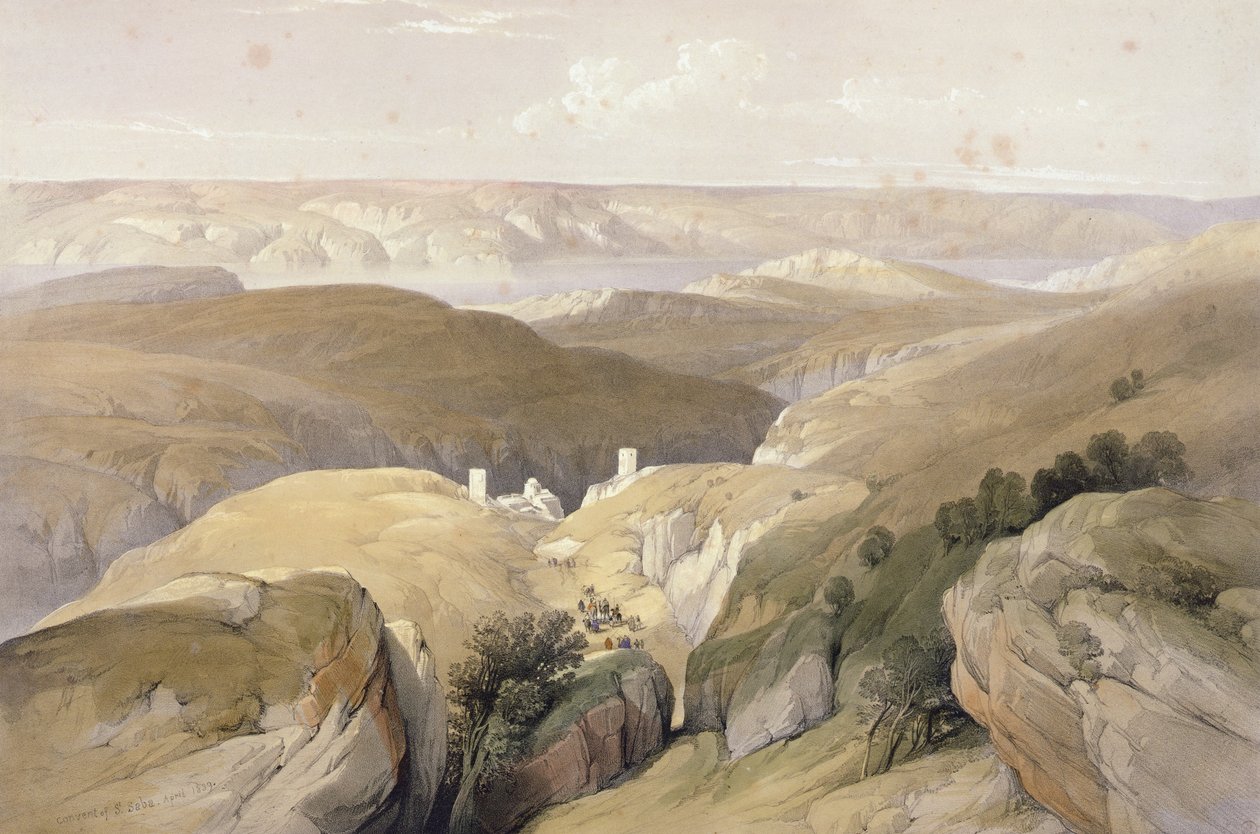 Pyhän Saban luostari, huhtikuu 1839, 