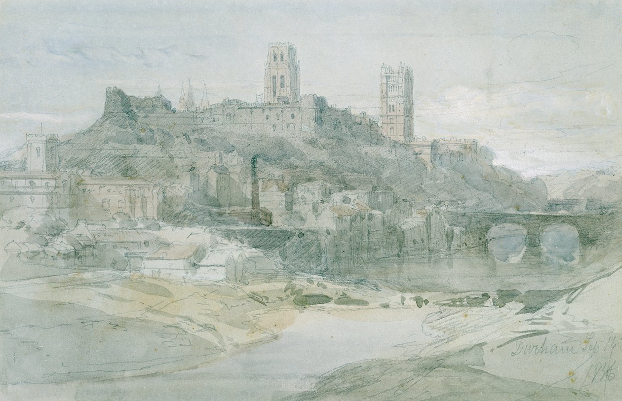 Durham, 1836 tekijältä David Roberts