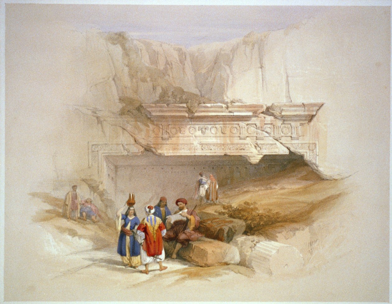 Sisäänkäynti kuninkaiden haudoihin, Jerusalemiin tekijältä David Roberts