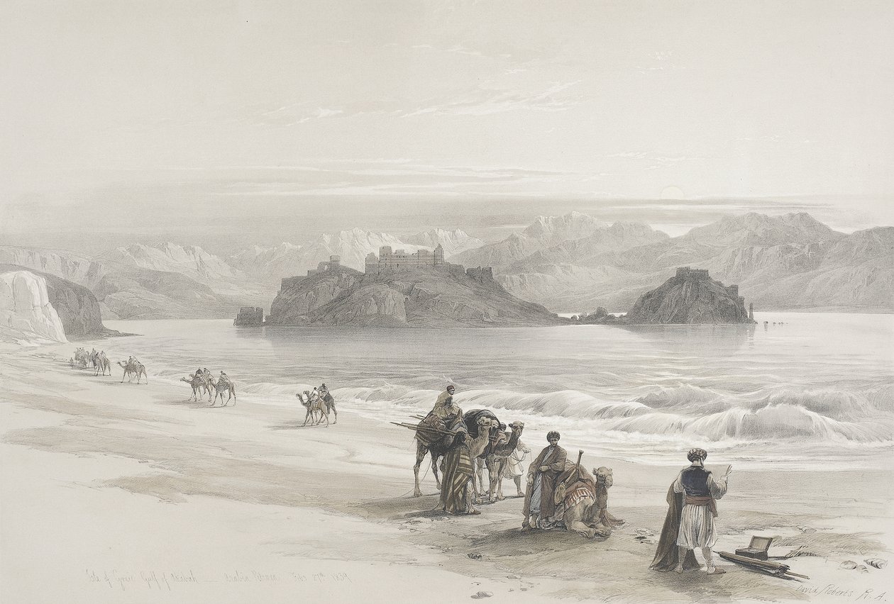 Graian saari, Akabanlahti tekijältä David Roberts