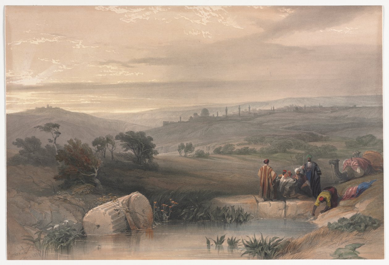Jerusalem pohjoisesta tekijältä David Roberts
