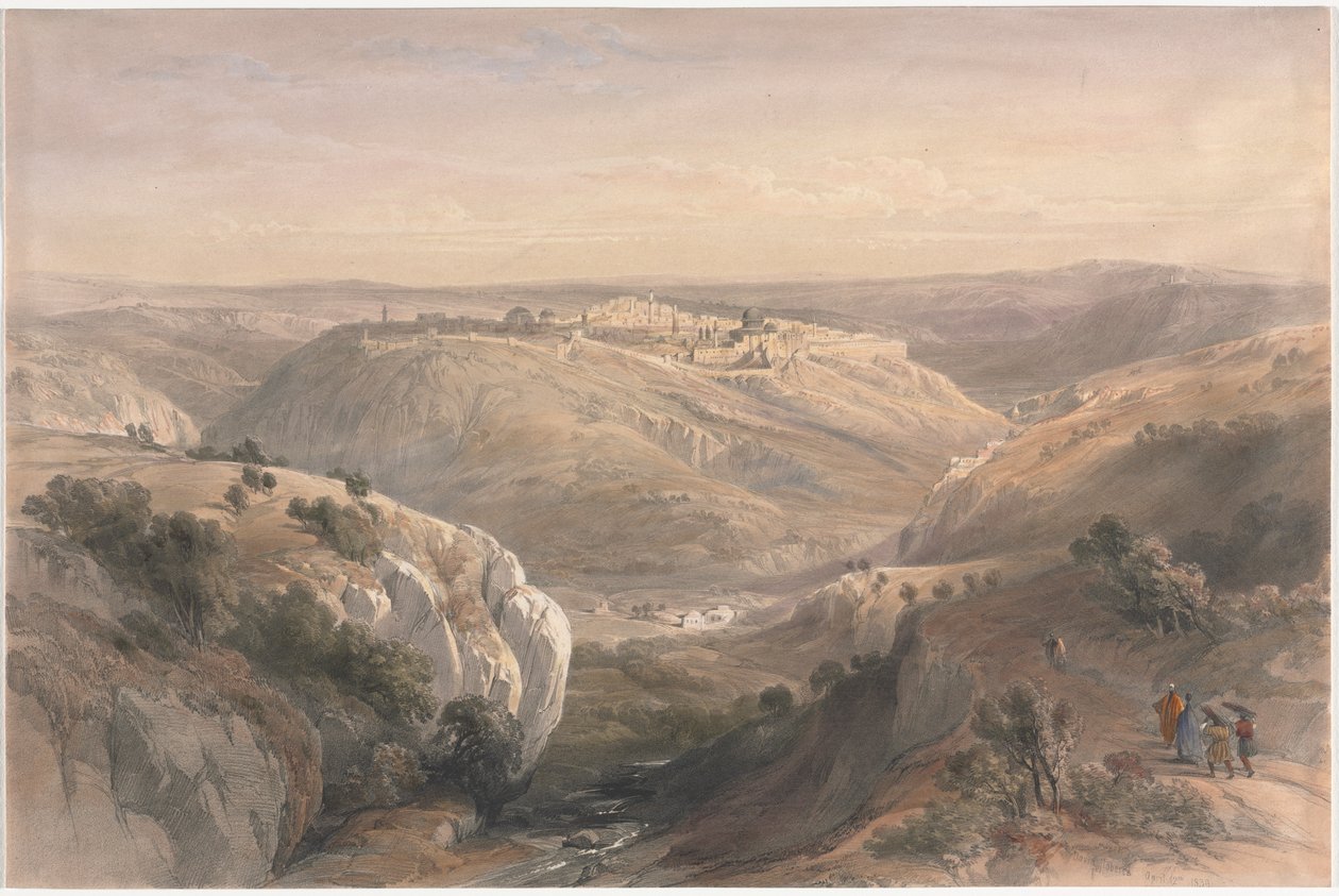 Jerusalem etelästä tekijältä David Roberts