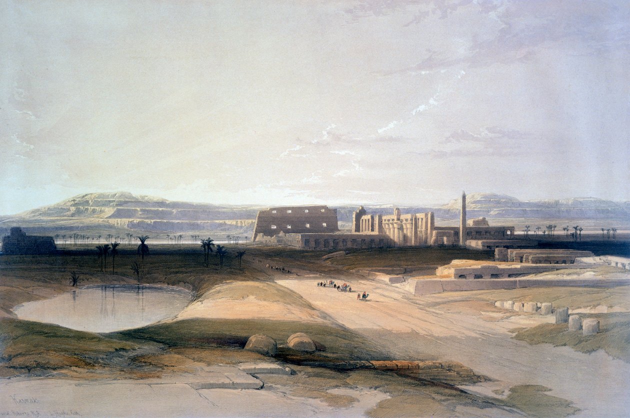 Karnac, 1800-luku tekijältä David Roberts