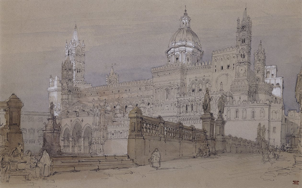 Palermon katedraali, 1854 tekijältä David Roberts