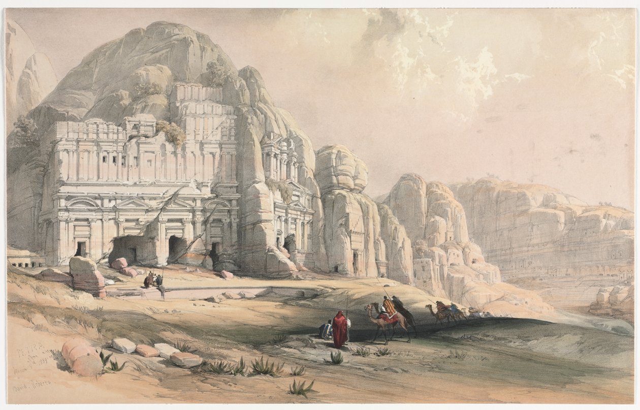Petra, laakson itäpää tekijältä David Roberts