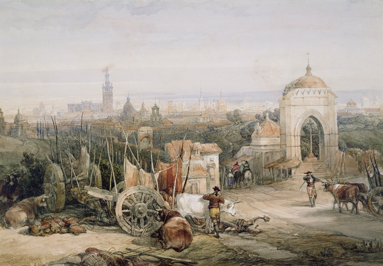 Sevilla Cruz del Camposta tekijältä David Roberts