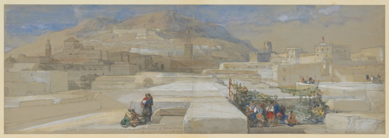 Tétouan Cohenin talon terassilta, Marokko tekijältä David Roberts