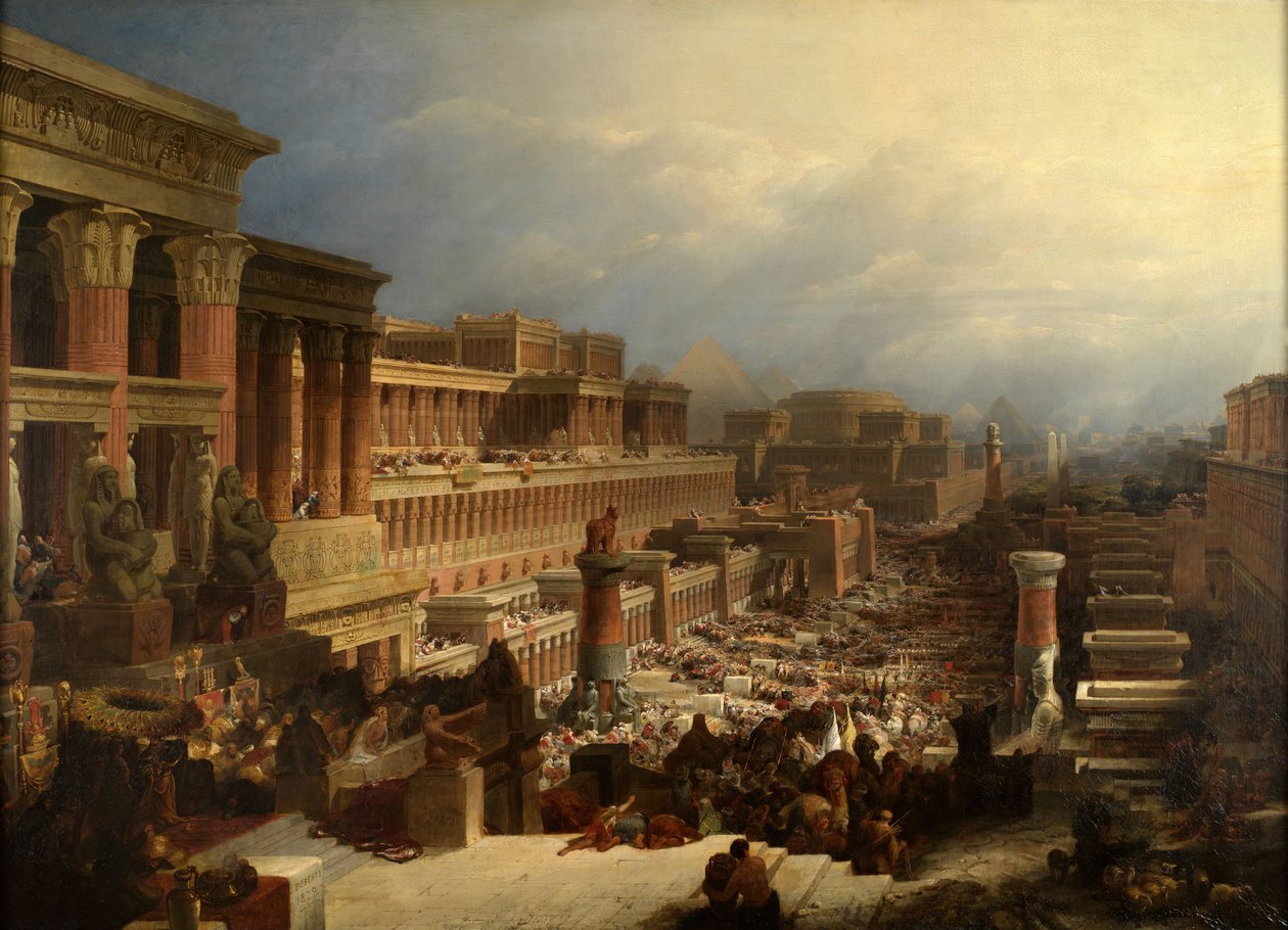 Israelilaisten lähtö, 1829 tekijältä David Roberts