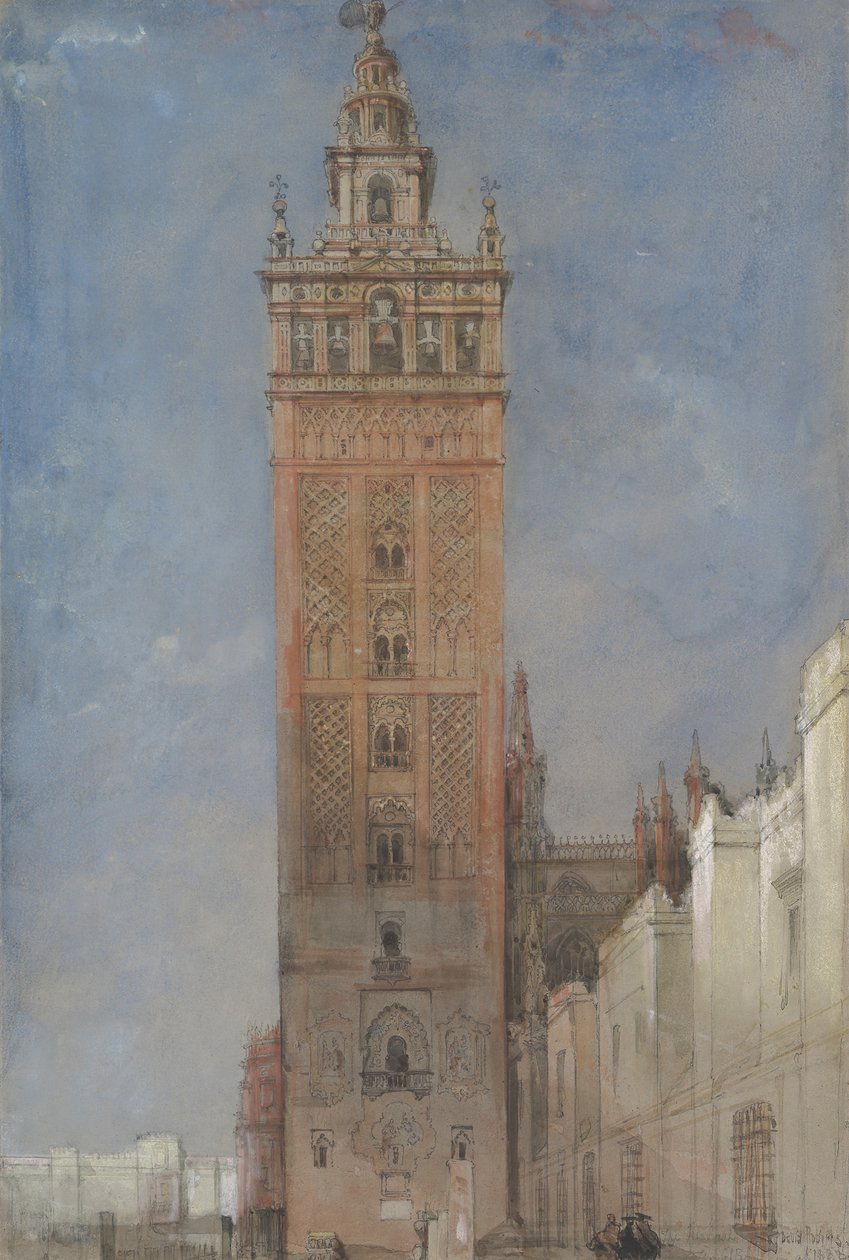 Giralda, Sevilla, 1833. tekijältä David Roberts