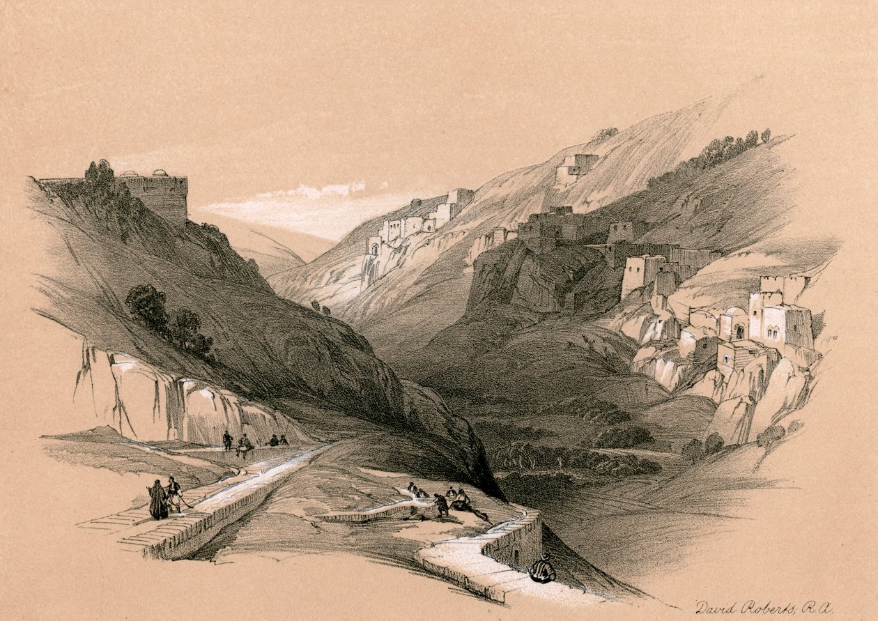 Siloamin alaallas, 1855. tekijältä David Roberts
