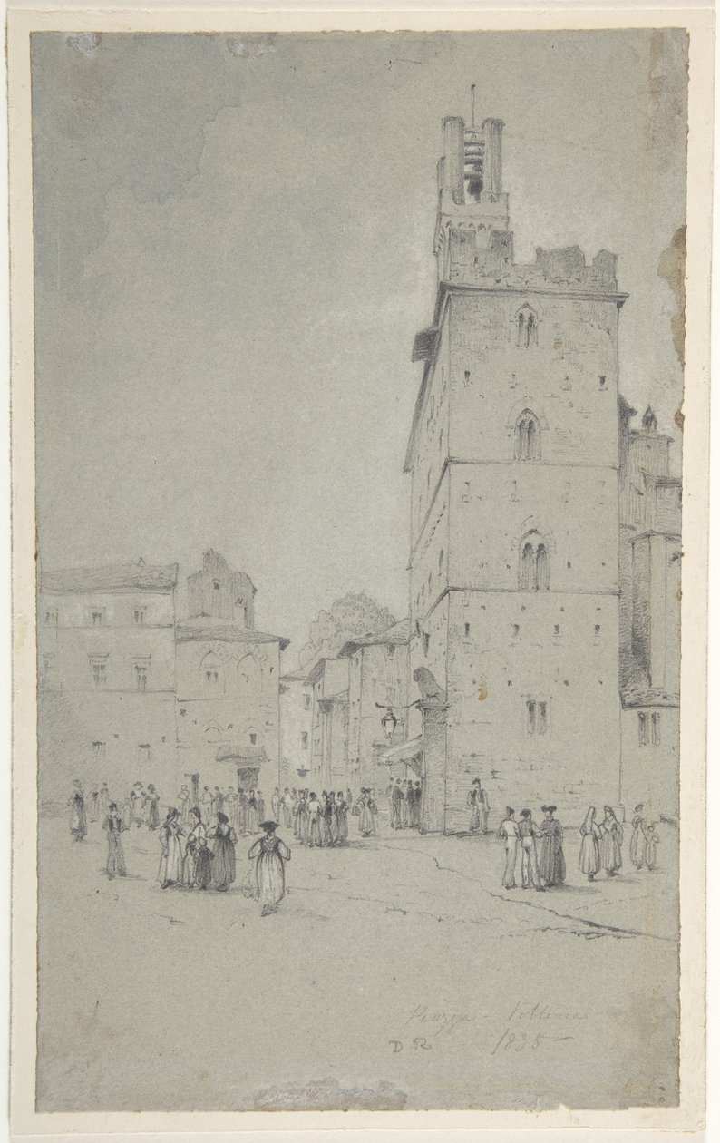 Palazzo dei Priori, Volterra tekijältä David Roberts