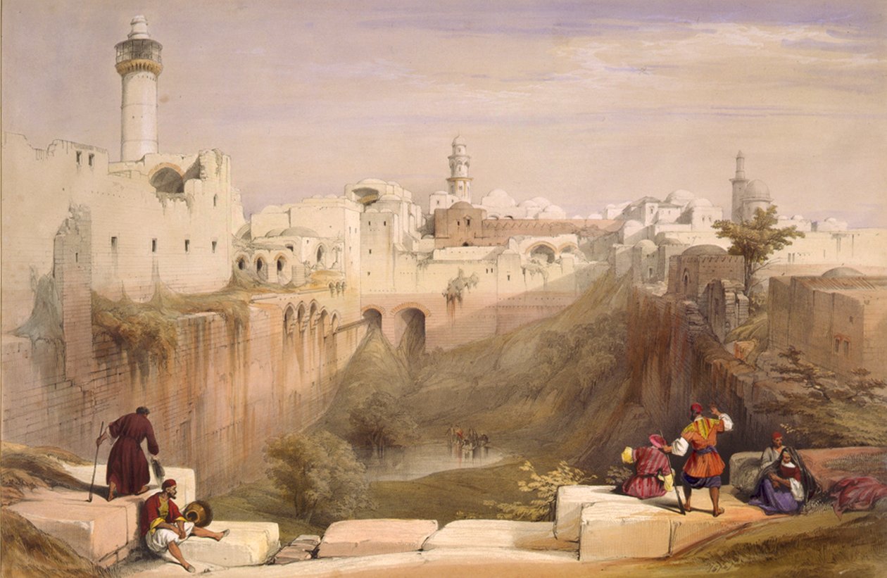 Bethesdan allas, Jerusalem tekijältä David Roberts