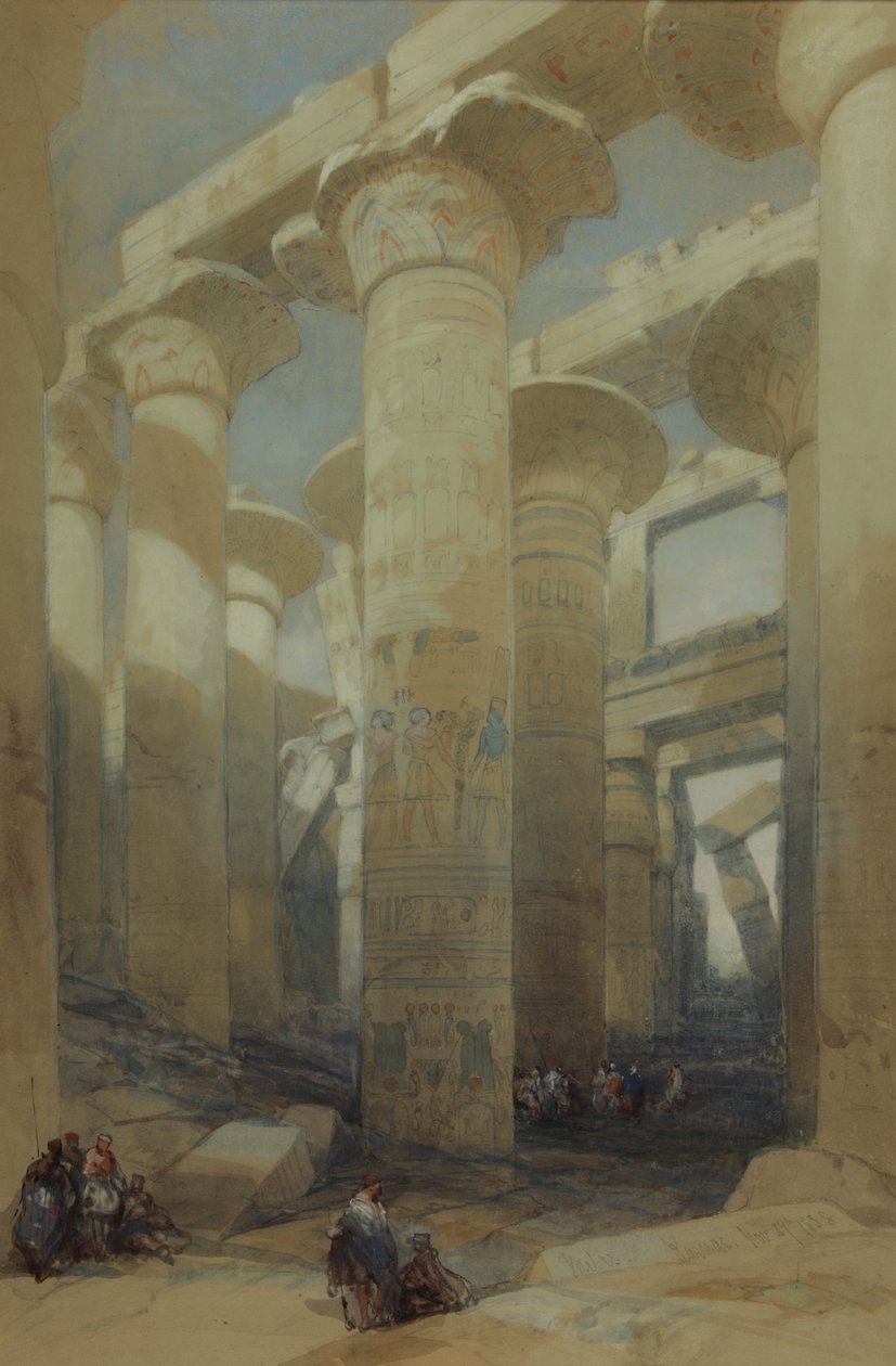 Temppeli, Karnak tekijältä David Roberts