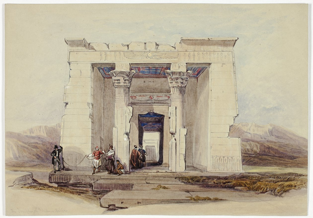 Dendurin temppeli, Nubia (Dendorack, Ylä-Egypti) tekijältä David Roberts