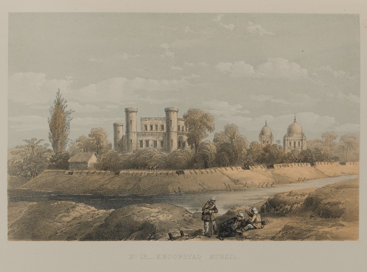 Khoorsyad Munzil, Lucknow tekijältä David Scott Lieutenant Colonel (after) Dodgson