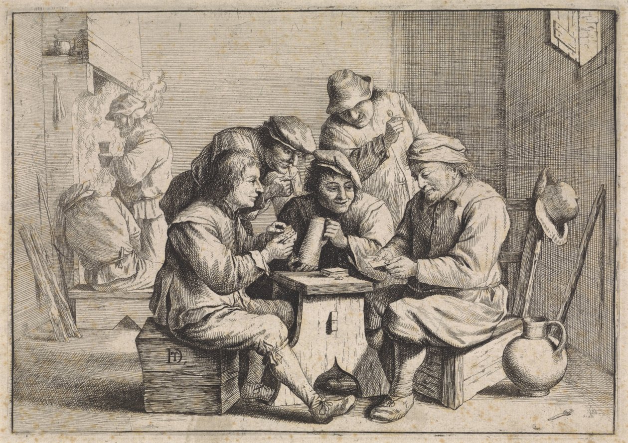 korttipelaajia tekijältä David Teniers (II)