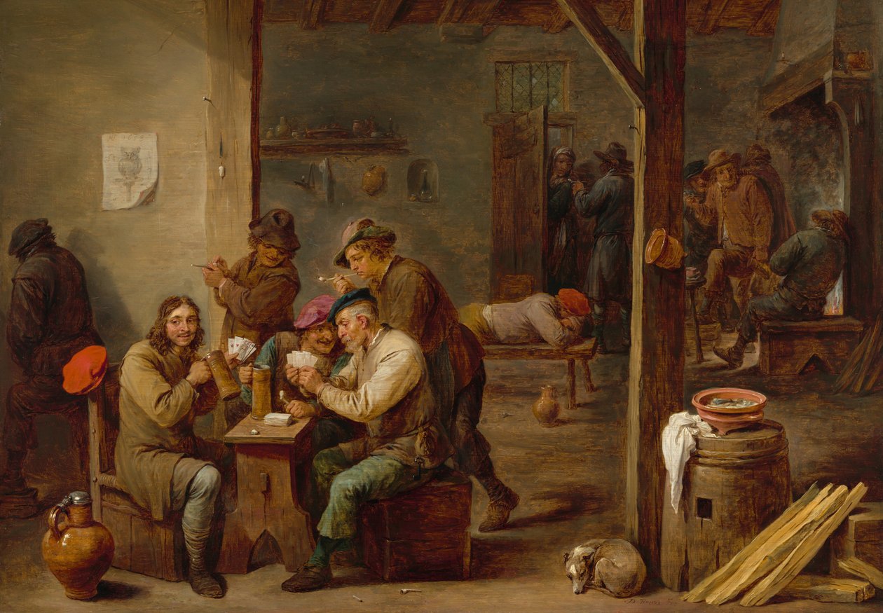 Tavernakohtaus, 1658. tekijältä David Teniers II