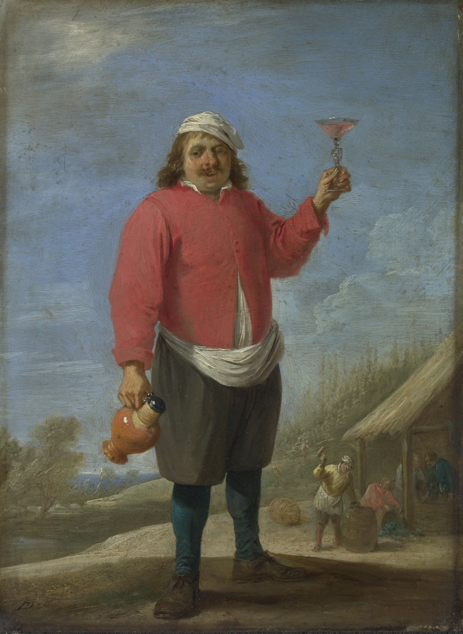 Syksy Sarjasta Neljä vuodenaikaa, c. 1644 tekijältä David Teniers the Younger