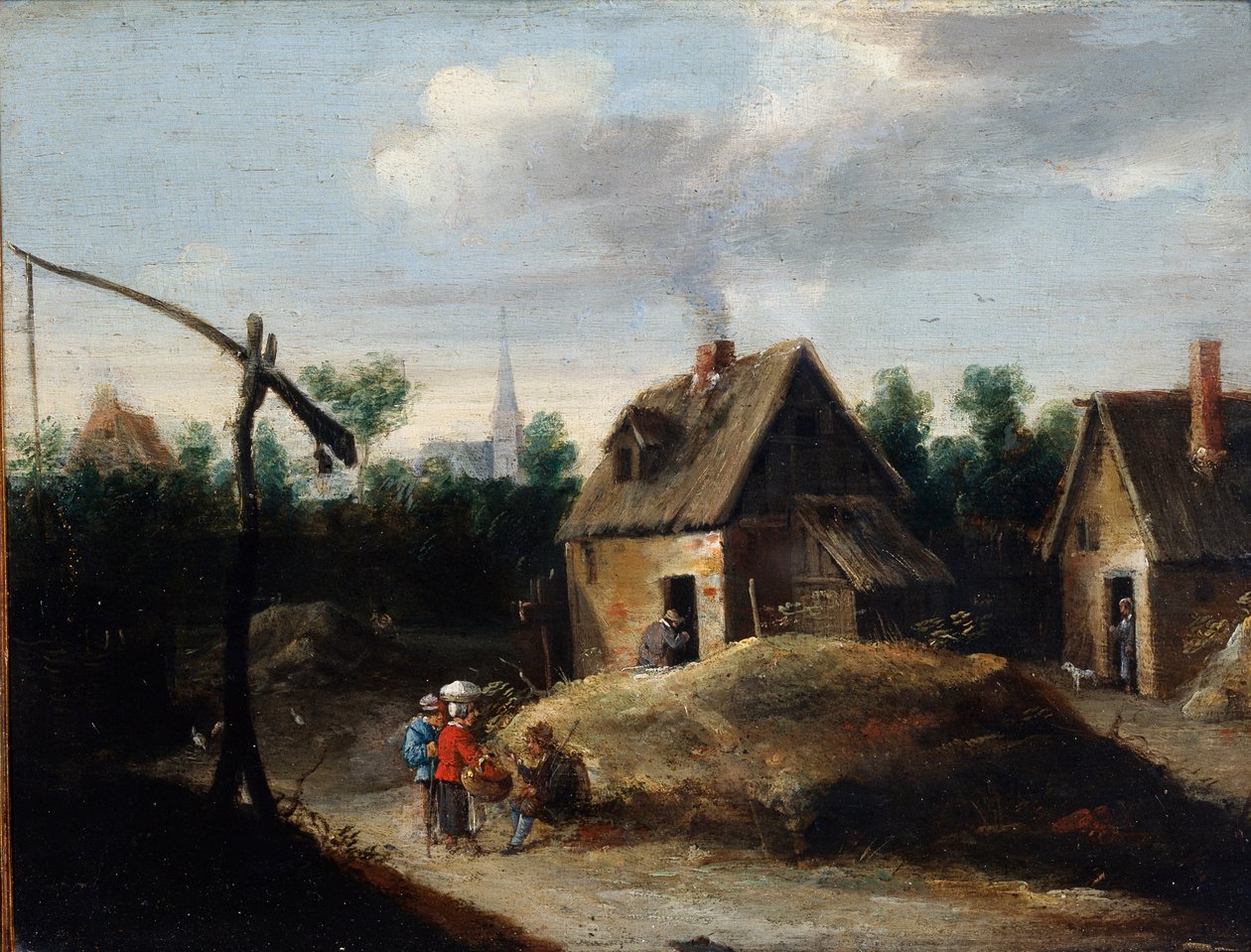 Maalaismaisema, 1600-luku tekijältä David Teniers the Younger