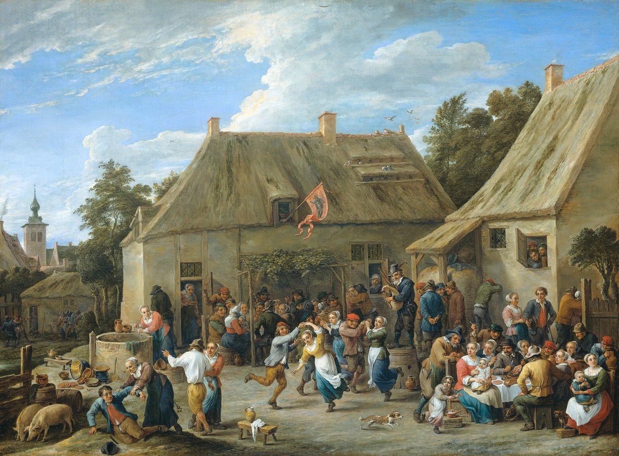 Talonpoika Kermis tekijältä David Teniers the Younger