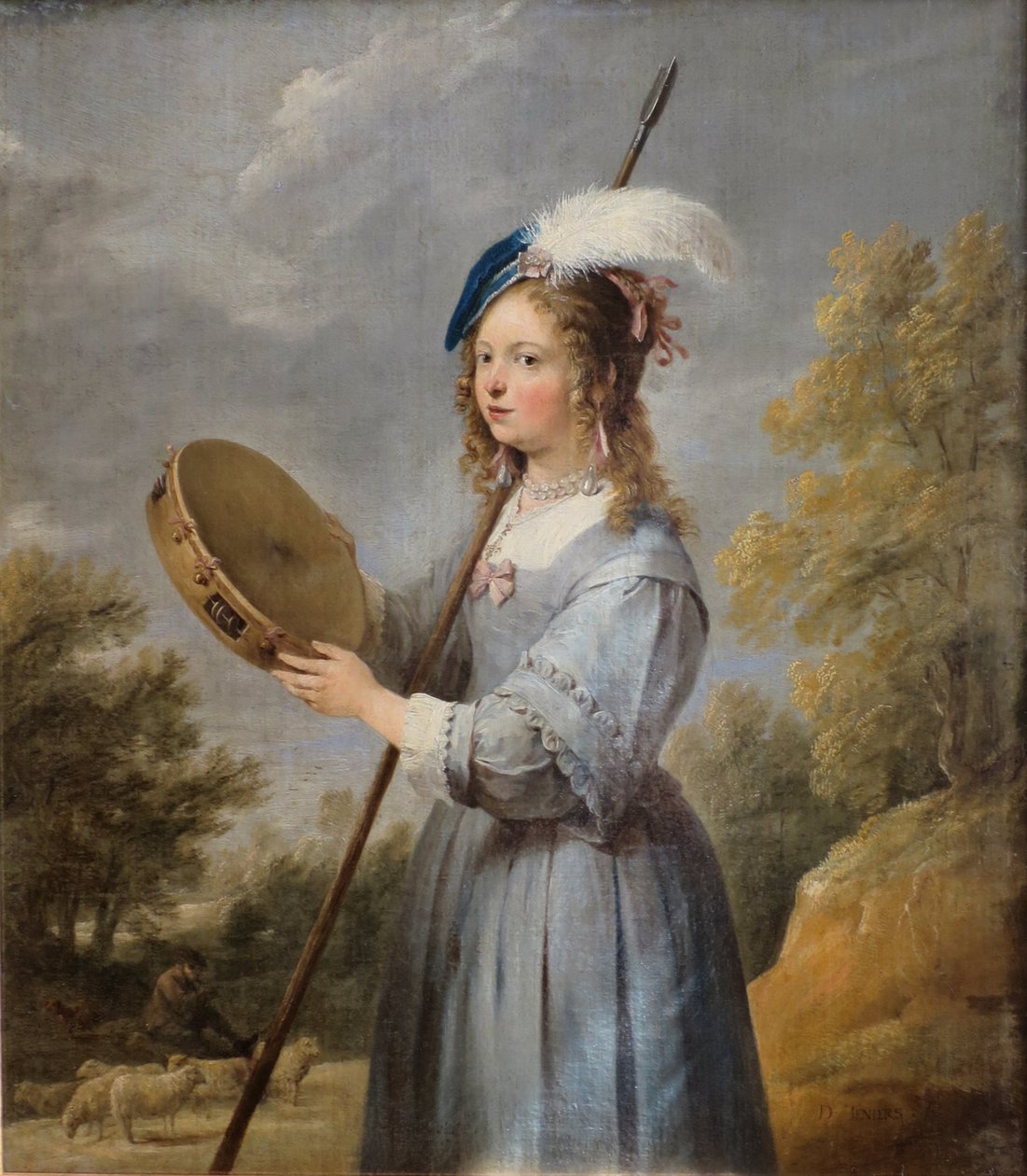 Paimentolaisnainen tekijältä David Teniers the Younger