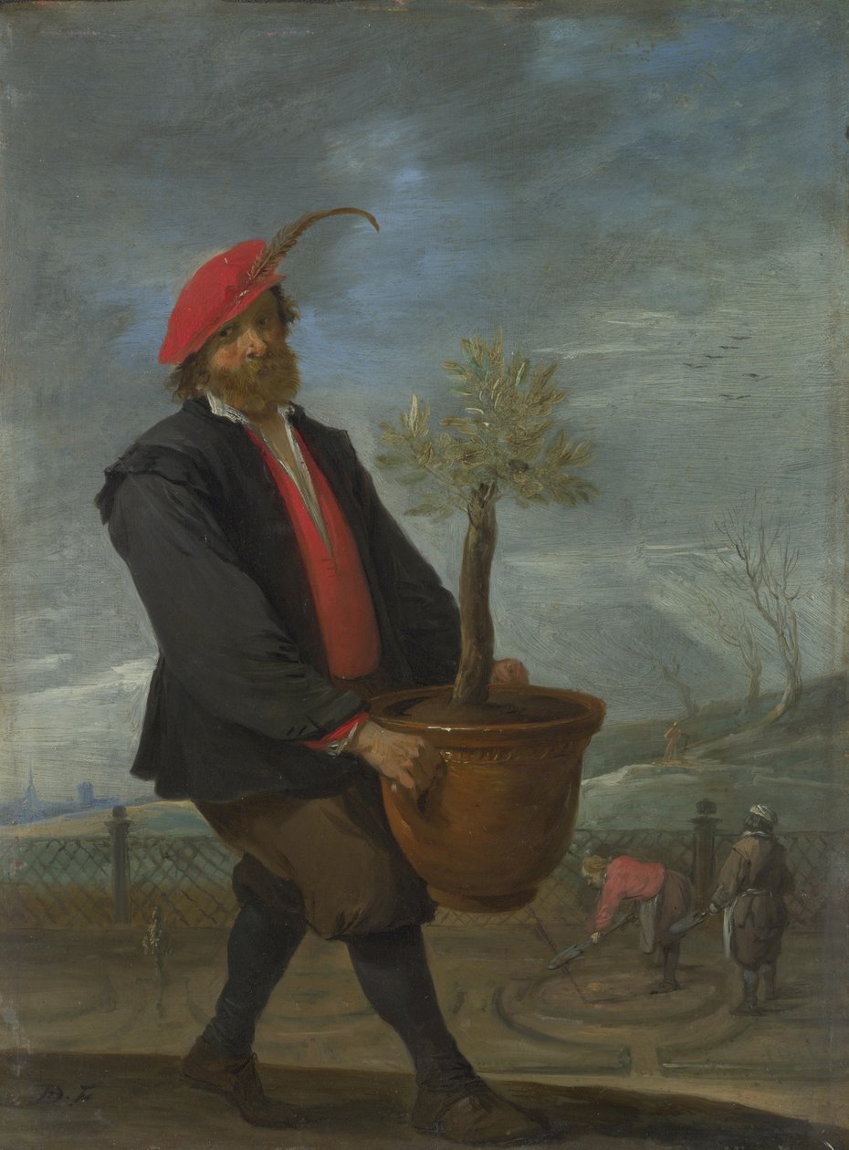 Kevät Sarjasta Neljä vuodenaikaa, c. 1644 tekijältä David Teniers the Younger