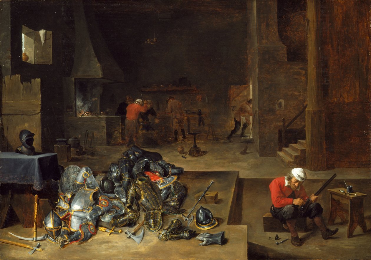 Armourin kauppa tekijältä David Teniers the Younger