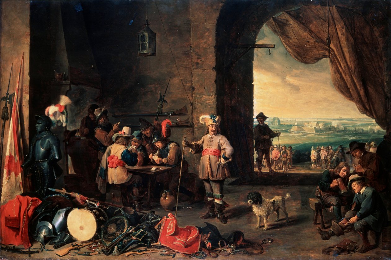 Vartiohuone, 1642 tekijältä David Teniers the Younger