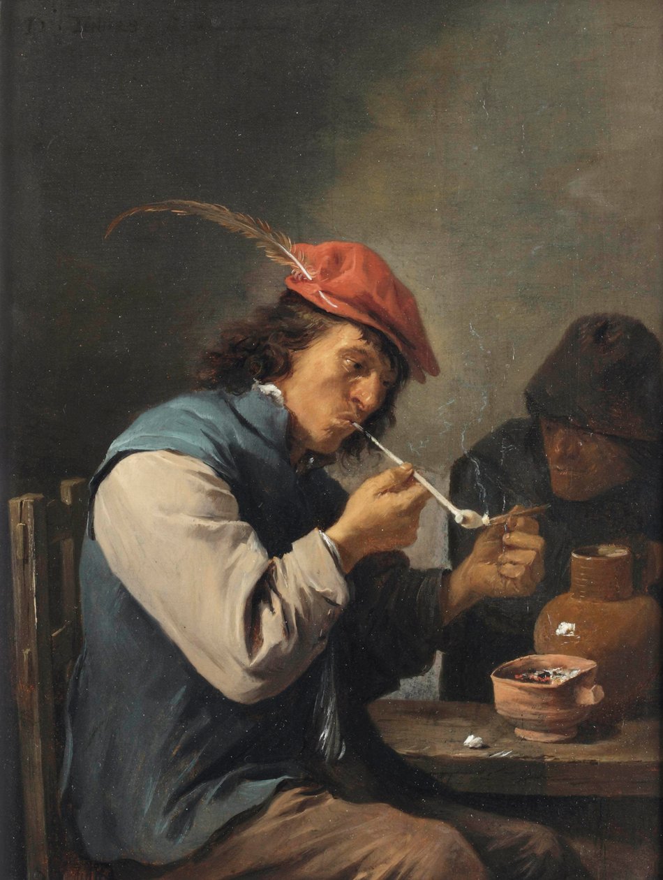 Tupakoitsija tekijältä David Teniers the Younger