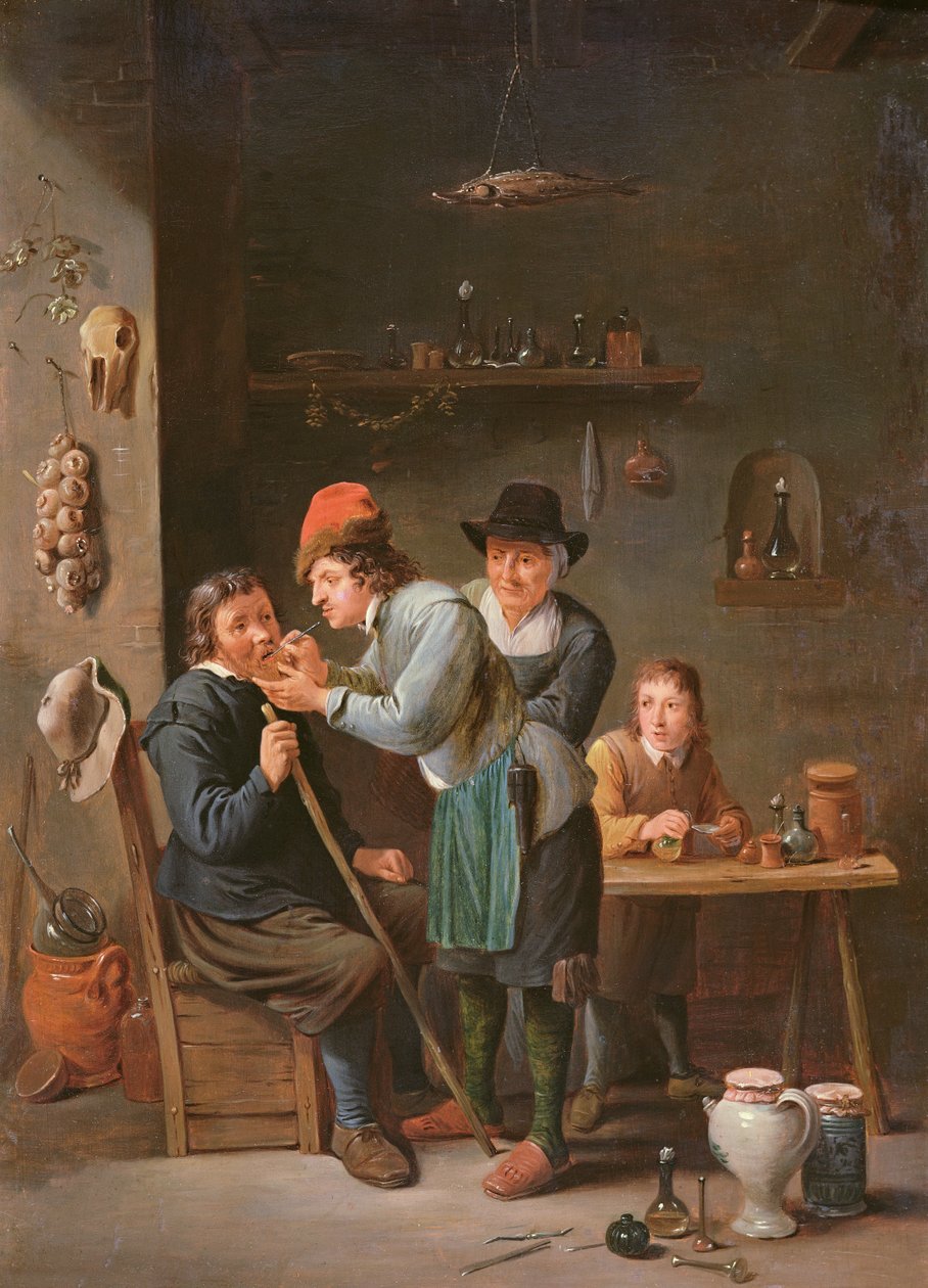 Hampaanpoistolaite tekijältä David Teniers the Younger