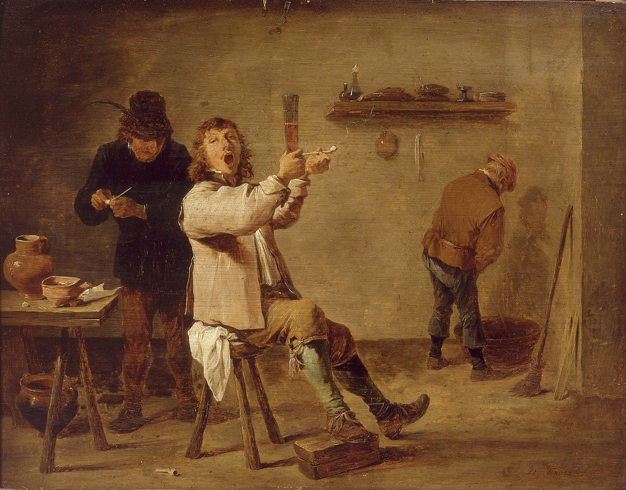 Tupakoitsijat tekijältä David Teniers the Younger