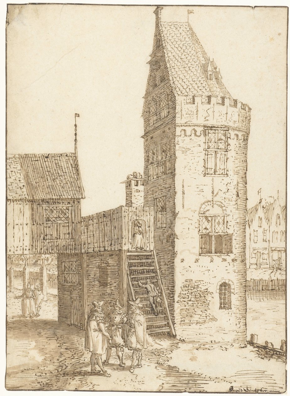 Torni Swijgh Utrecht Amsterdamissa tekijältä David Vinckboons (I)