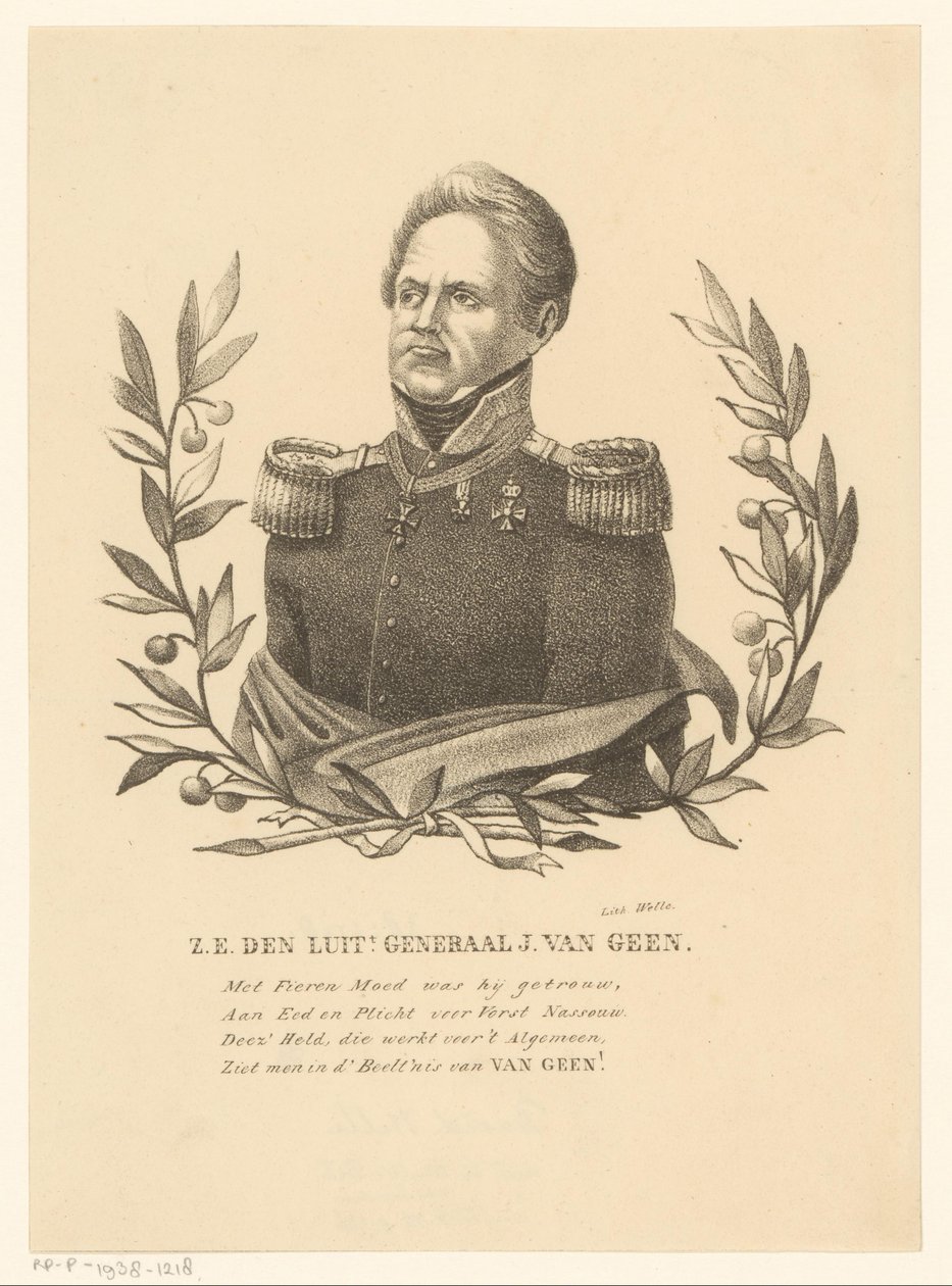Josephus Jacobus van Geenin muotokuva tekijältä David Welle