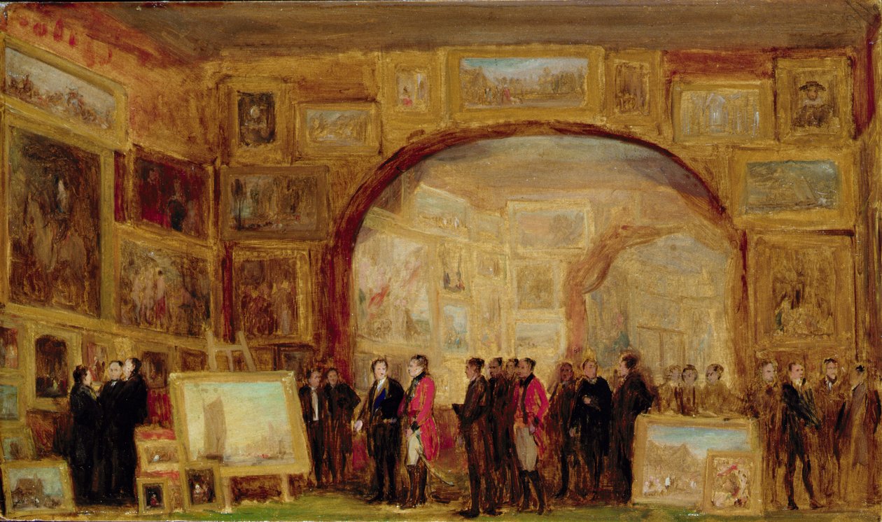 Huonekalut ja erilaiset esineet 1100- ja 1300-luvuilta tekijältä David Wilkie