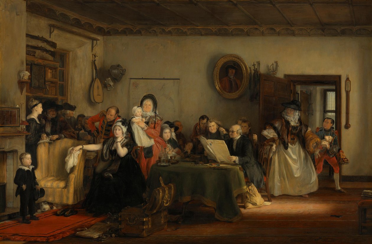 Testamentin avaaminen tekijältä David Wilkie