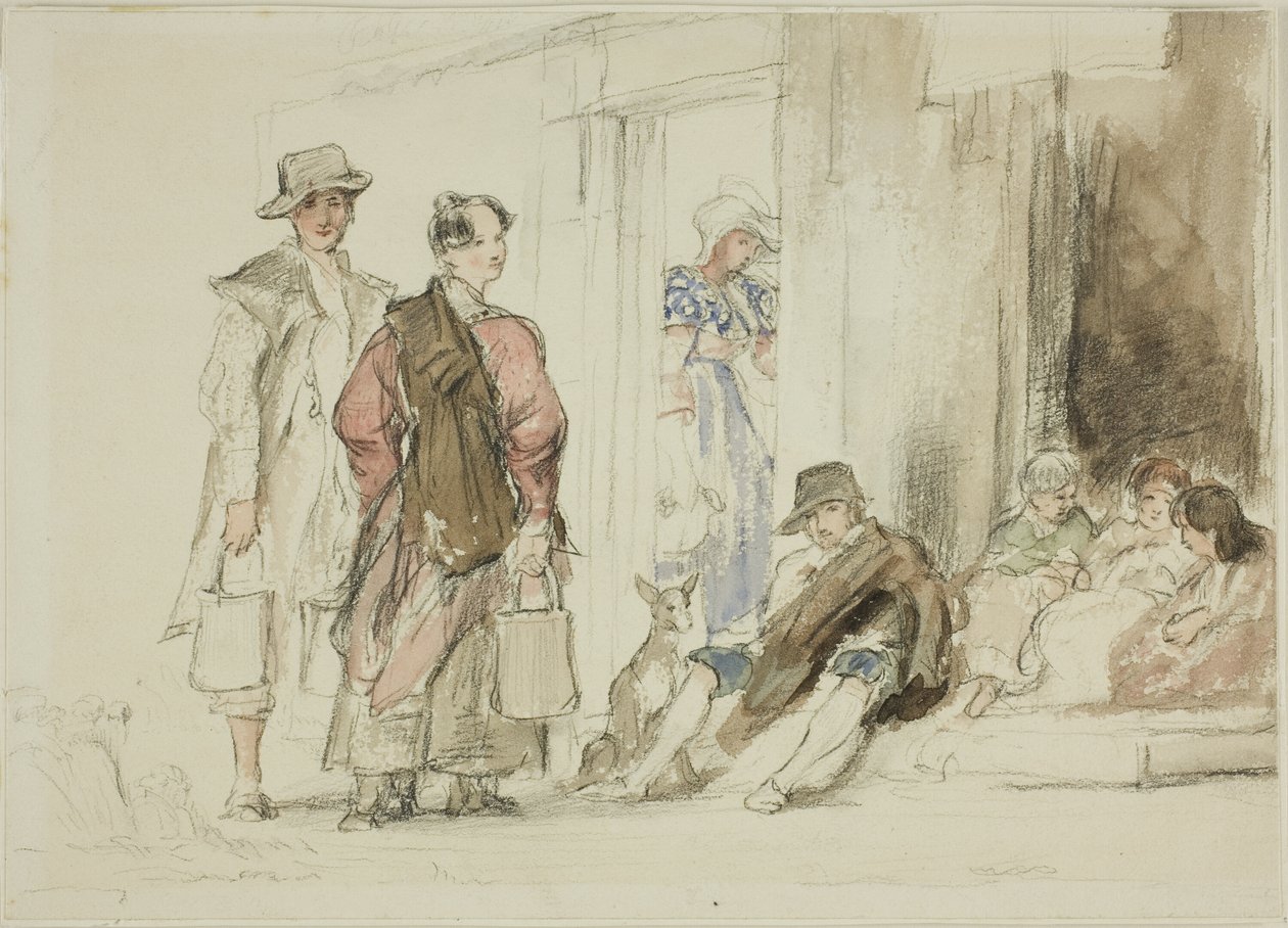 Figuurit lähellä Doorwayta tekijältä David Wilkie